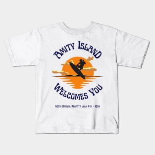 Amity Island 50th Annual Regatta Kids T-Shirt